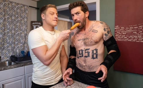 Straight Buddy Needs a Hand - Chris Damned and Logan Aarons Capa